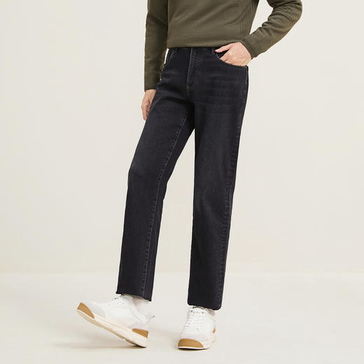 【优可丝】柒牌男士耐磨牛仔裤2025秋冬新款微弹抗皱潮流男装男裤129H71420 商品图1