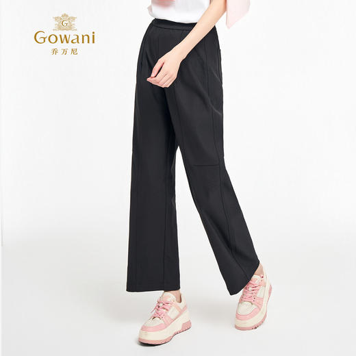 【两色可选】乔万尼2025新品休闲减龄工装直筒裤EZ3F146 商品图3