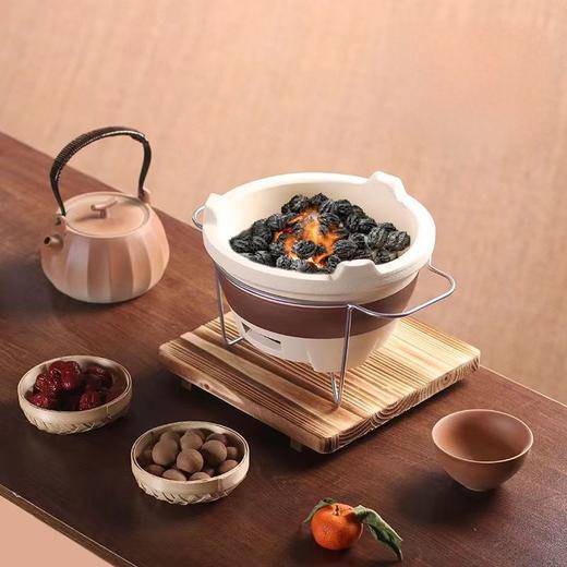 【三两好友！围炉煮茶】设有铁架，防烫隔热，罐罐茶专用炭炉套装 室外烧烤炉碳炉煮茶壶炉子全套。rb 商品图0