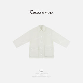 COCO ZONE 刘一一 翻领简约大口袋工装风外套CD2A0644