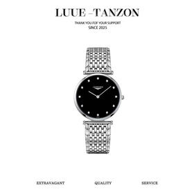 浪琴-Longines嘉岚系列 ，瑞士石英超薄型情侣对表，蓝宝石水晶镜面！（ZT*SH）