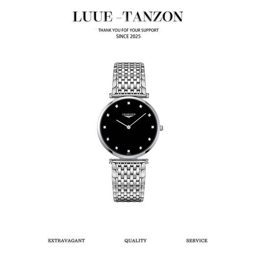 浪琴-Longines嘉岚系列 ，瑞士石英超薄型情侣对表，蓝宝石水晶镜面！（ZT*SH） 商品图0