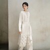 【林栖设计小店】纯白系列绵羊毛毛织外套保暖镂空流苏仿手钩花2025秋冬新款毛衣女1953203 商品缩略图2