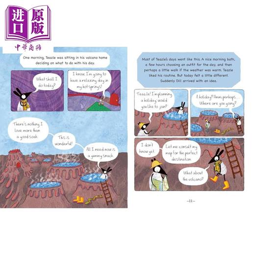 【中商原版】毛毛一家闯天下 The Floofs Brave The Wild 英文原版 儿童桥梁漫画故事绘本 全彩图画小说 进口童书 7岁以上 商品图1