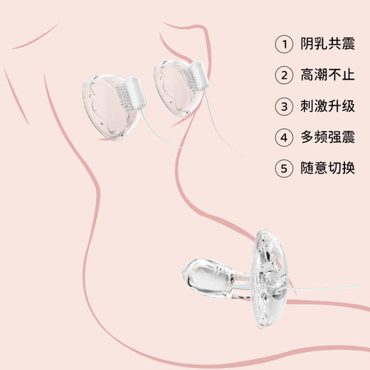 【情趣用品】谜姬 潮乳器乳房按摩器吸乳震阴Type-C款 商品图6