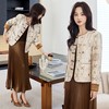 2025秋装新款重工刺绣撞色新中式短外套HR-YJLY8609 商品缩略图1