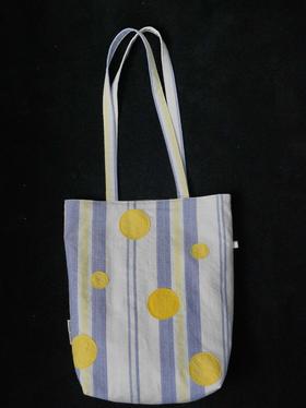 回声Echos/ 黄波点条纹单肩包【可双面背】