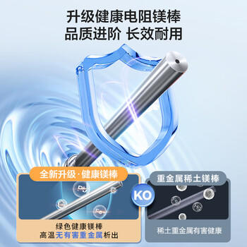 统帅海尔出品 50升电热水器京东自营上门安装2200W速热保温专利防电墙家用储水式LEC5001H-NQ3 商品图2