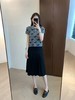 之禾千加半裙品质斜纹含羊毛精简压褶半裙 商品缩略图9