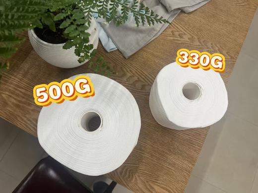 【 加大加厚 】么白洁面巾卷筒棉柔巾婴儿巾500g美容洗脸巾 干湿两用 商品图0