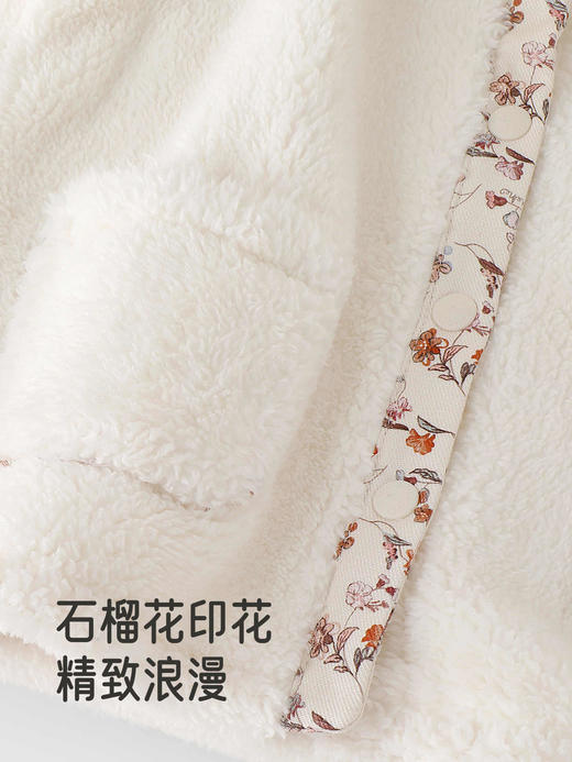 英氏女童翻领外套冬季加绒保暖时髦洋气女宝宝上衣YRWBJ4R032A 商品图4