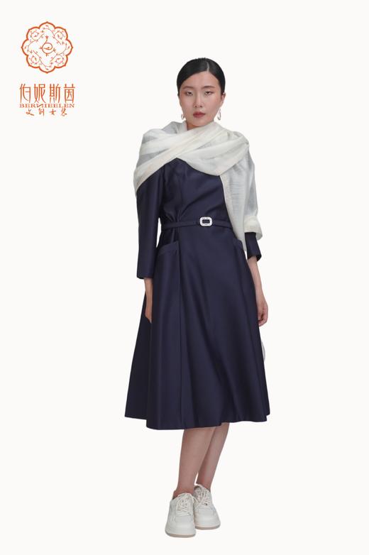 SZ3W06 -  凝脂色丝巾 - 【诗说先秦~与时尚对话，与年龄和解，与诗意重逢！】 商品图1