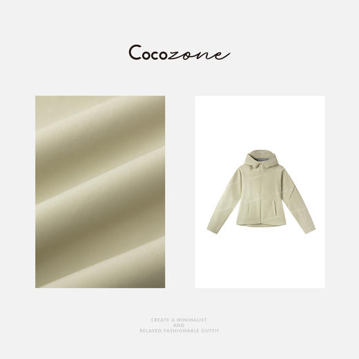 COCO ZONE 刘一一 “登山户外”连帽撞色口袋链极简外套 CD2A1553 商品图2