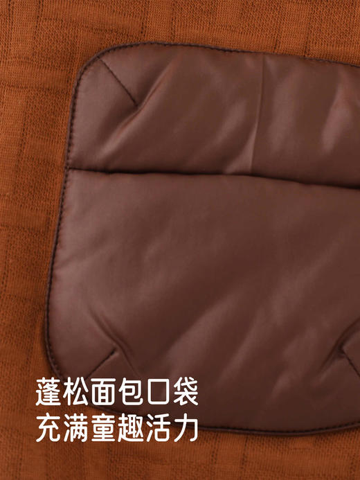 英氏儿童夹棉外套冬季新款加厚保暖男童洋气开衫上衣YRWQJ4R019A 商品图4