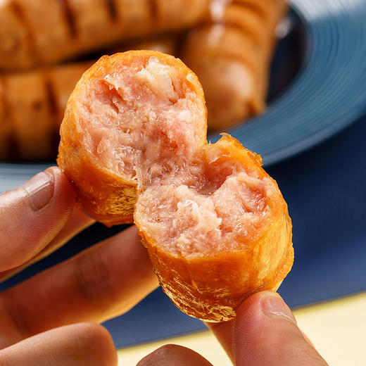 【小牛凯西】火山石脆皮烤肠地道肠500g*4（原味和黑椒味可选） 商品图2