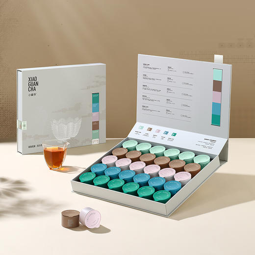 小罐茶 闽海观澜·非遗印象系列30罐组合茶（大红袍茶×6，金骏眉×6，桂花乌龙×6，铁观音茶（清香）×6，铁观音茶（浓香）×6） 送礼优选商务礼【现货】 商品图11