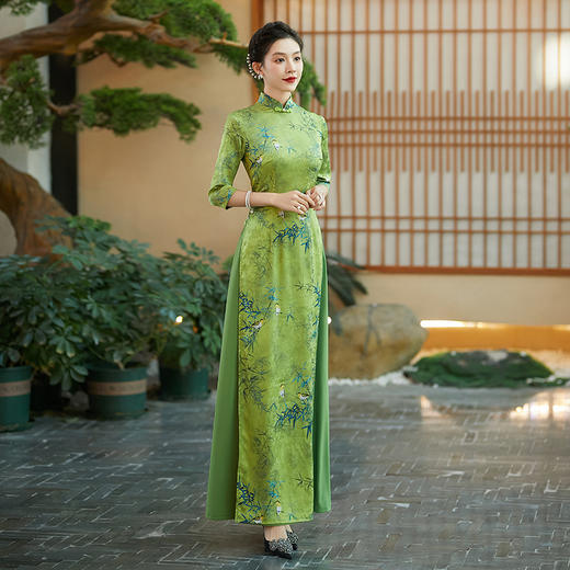 走秀日常改良高端气质大码显瘦中式夏季QC151 商品图1