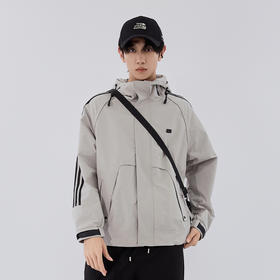 【断码清仓】HX 春秋季带帽茄克衫外套简约运动S105533313101