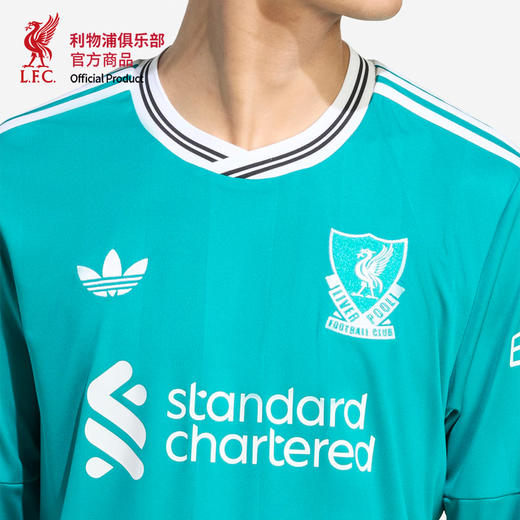 【官网同款】利物浦俱乐部 | 球迷版第二客场足球长袖球衣运动T恤 商品图3