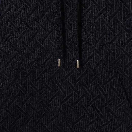 WY1161SDSA男士秋冬新款痞帅男装韩版绒毛线条抽绳连帽卫衣百搭时尚上衣 商品图3