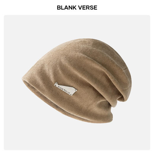 【韩系高级感 黑色堆堆帽】秋冬冷帽头套 大头围显脸小针织帽子  商品图7