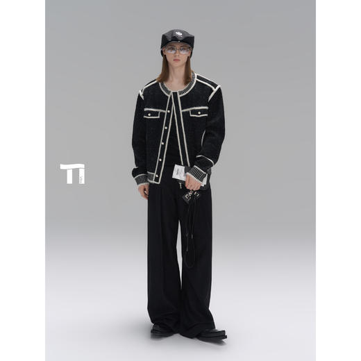 启世录TIWILLTANG“昼梦描边”桂花针香风夹克 商品图4