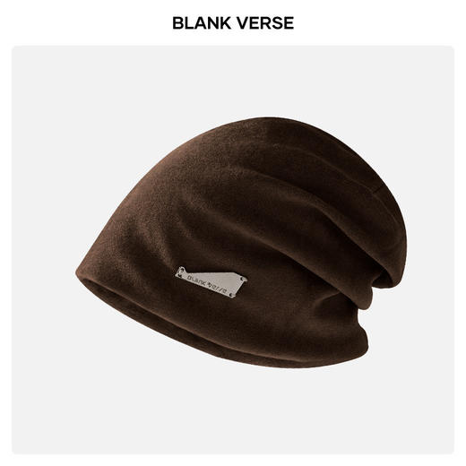 【韩系高级感 黑色堆堆帽】秋冬冷帽头套 大头围显脸小针织帽子  商品图6