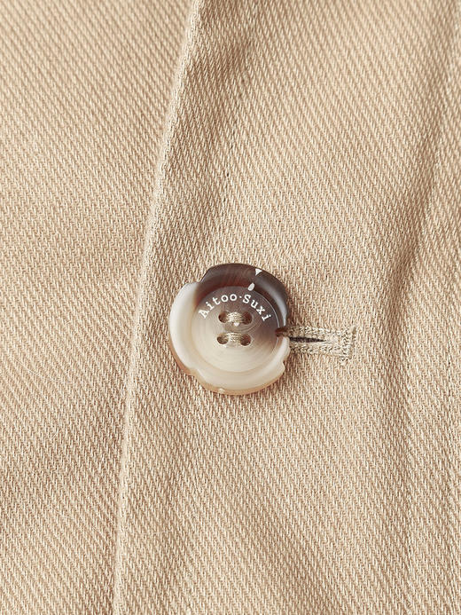 秋季新款卡其色工装风风衣外套女 宽松大口袋翻领夹克上衣 商品图3