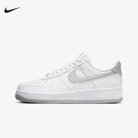 耐克男鞋AIRFORCE107灰白空军一号运动鞋厚底板鞋FJ4146-100