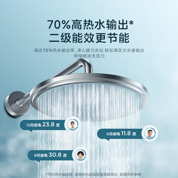 美的（Midea）【整机8年质保】60升电热水器2100W节能省电速热出租屋双重杀菌加长防电墙F60-21WA1 商品图2