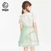 【MQD】女童夏季甜美荷叶边府绸连衣裙套装 商品缩略图3