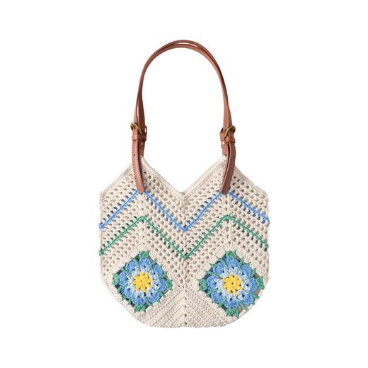 苏苏姐家花涧单肩包手工diy编织钩针毛线团自制包包材料包 商品图4