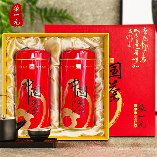 张一元金福礼盒茉莉花茶160g*2桶 商品图0