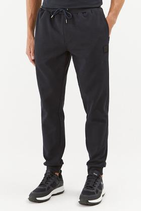 H.B 双面平纹 字母徽标 棉质混纺卫裤 WK821