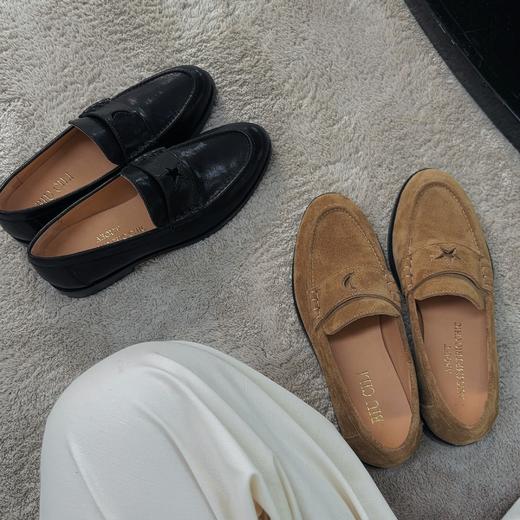 BIUCILI 「星星月亮」原创设计非对称老钱风乐福鞋 商品图6