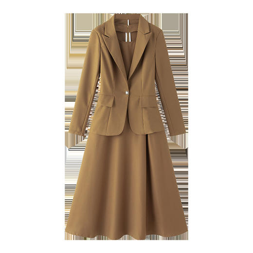 吊带裙西装外套两件套，百搭气质修身连衣裙两件套HR-HMQY2809 商品图2
