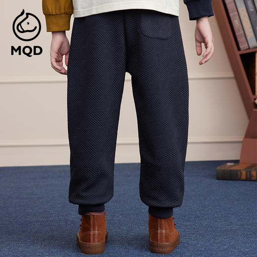 【MQD】男童秋季立体提花休闲针织长裤 商品图7