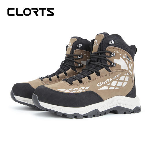 CLORTS洛弛红 头层牛皮 全防水 减震耐磨 徒步登山鞋3A020 商品图4