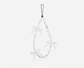 精美蝴蝶结珍珠手机挂绳（换购不退不换，一口价）