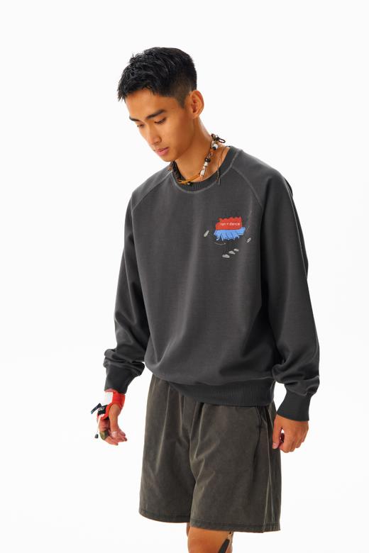 CryingCenter跑步跳舞运动卫衣圆领男女同款马拉松跑步训练保暖服 商品图5