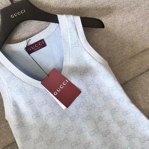 GUCCI 古驰GG棉质提花迷你连衣裙（PG*MM） 商品图6