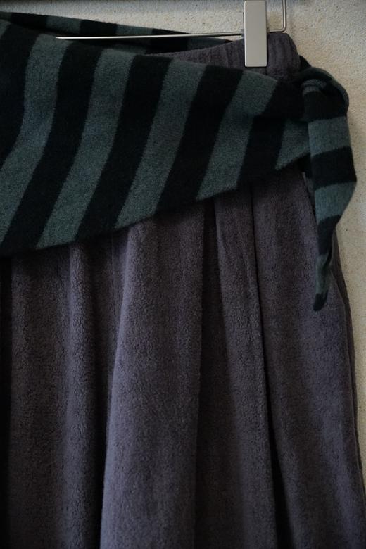 elsa esturgie石墨灰棉阔腿裤 商品图10