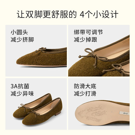 7or9小床垫玛丽珍平底鞋甘草可露丽 商品图2