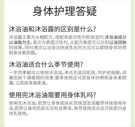 椰子沐浴油滋润保湿植物留香改善粗糙干燥以油润肤3瓶装 商品图1