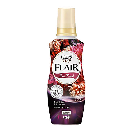 KAO花王  FLAIR衣物柔软剂护色防静电留香家庭装香氛护理剂洗衣液 520ml/瓶 商品图7