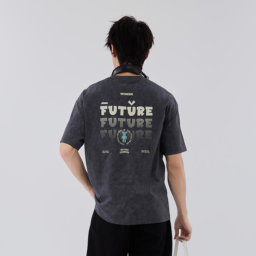 【新品上新】HX 春秋季圆领短袖T恤C102530020101/02 商品图1