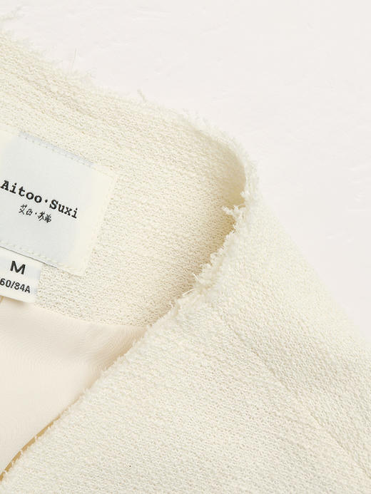 优雅气质款白色小香风外套女 多色纽扣百搭短款上衣 商品图2