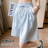 薄款短裤冰丝山本休闲裤女时尚洋气系带松紧腰宽松舒适显瘦可外穿1395山本五分裤 商品缩略图3