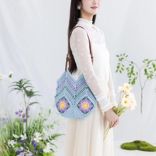 苏苏姐家花涧单肩包手工diy编织钩针毛线团自制包包材料包 商品图1