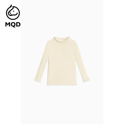 【MQD】女小童秋季拼接蕾丝假两件连衣裙套装 商品图7